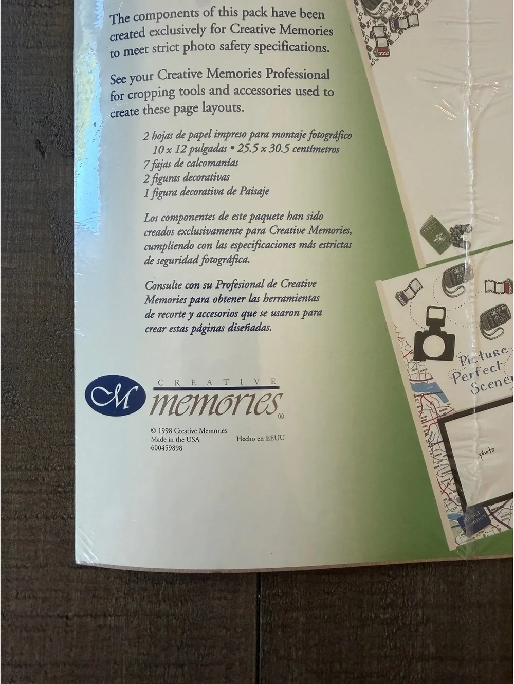 Creative Memories Travel Combination Pack Scrapbooking Accessories from 1998